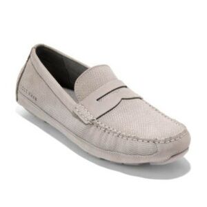 Men’s COLE HAAN Wyatt Penny Driving Loafers- Light grey. Size 10.5